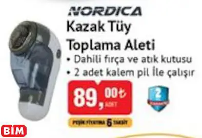 NORDİCA KAZAK TÜY TOPLAMA ALETİ NORDİCA KAZAK TÜY TOPLAMA ALETİ